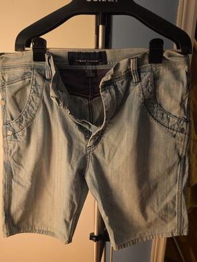 Phat Farm Light Blue Denim Shorts